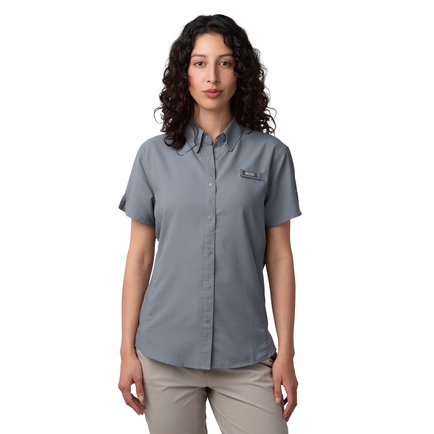 Camisa Manga Corta Mujer Samara Outdoor Adventure - Gris