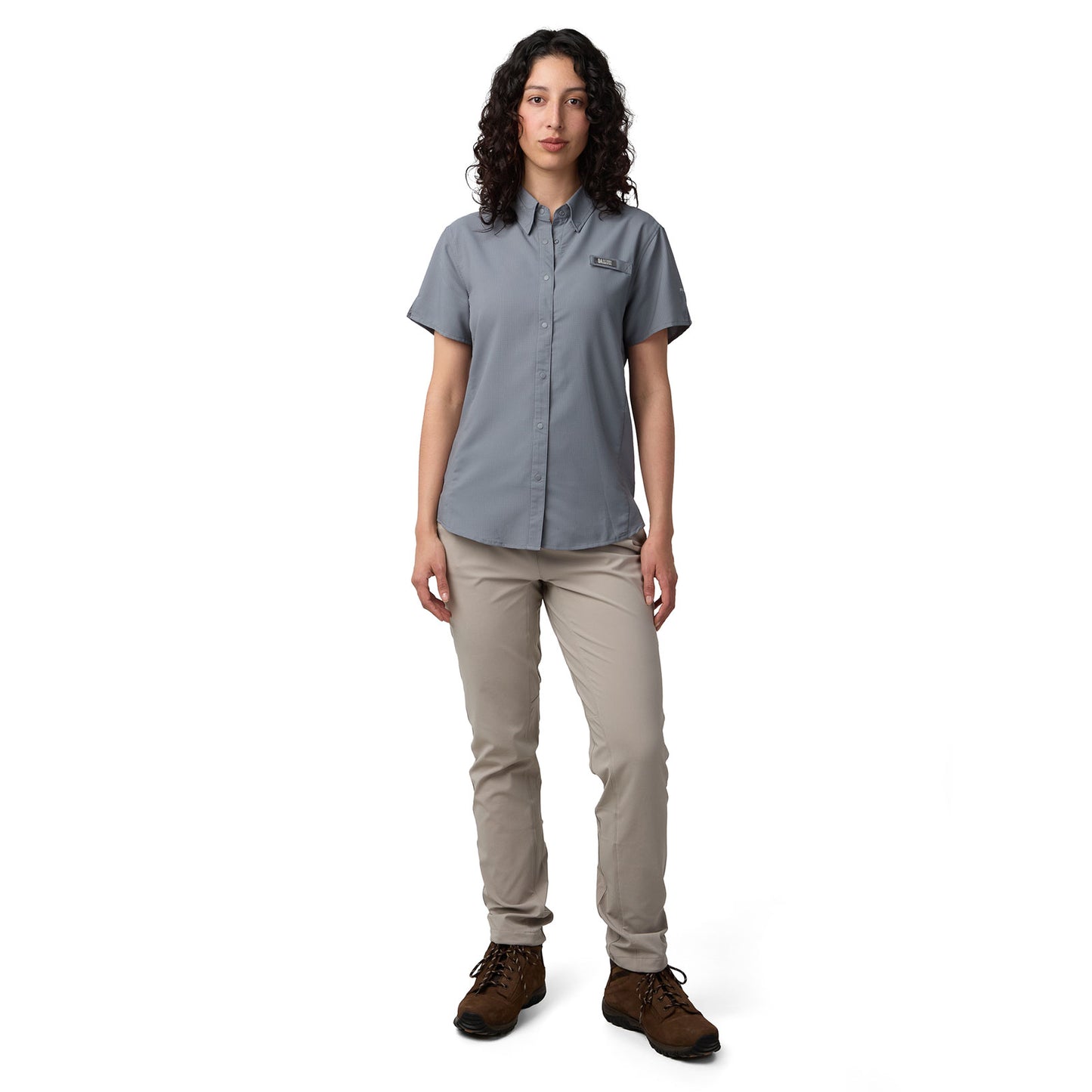 Camisa Manga Corta Mujer Samara Outdoor Adventure - Gris