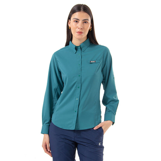 Camisa Manga Larga Mujer Samara Outdoor Adventure - Verde