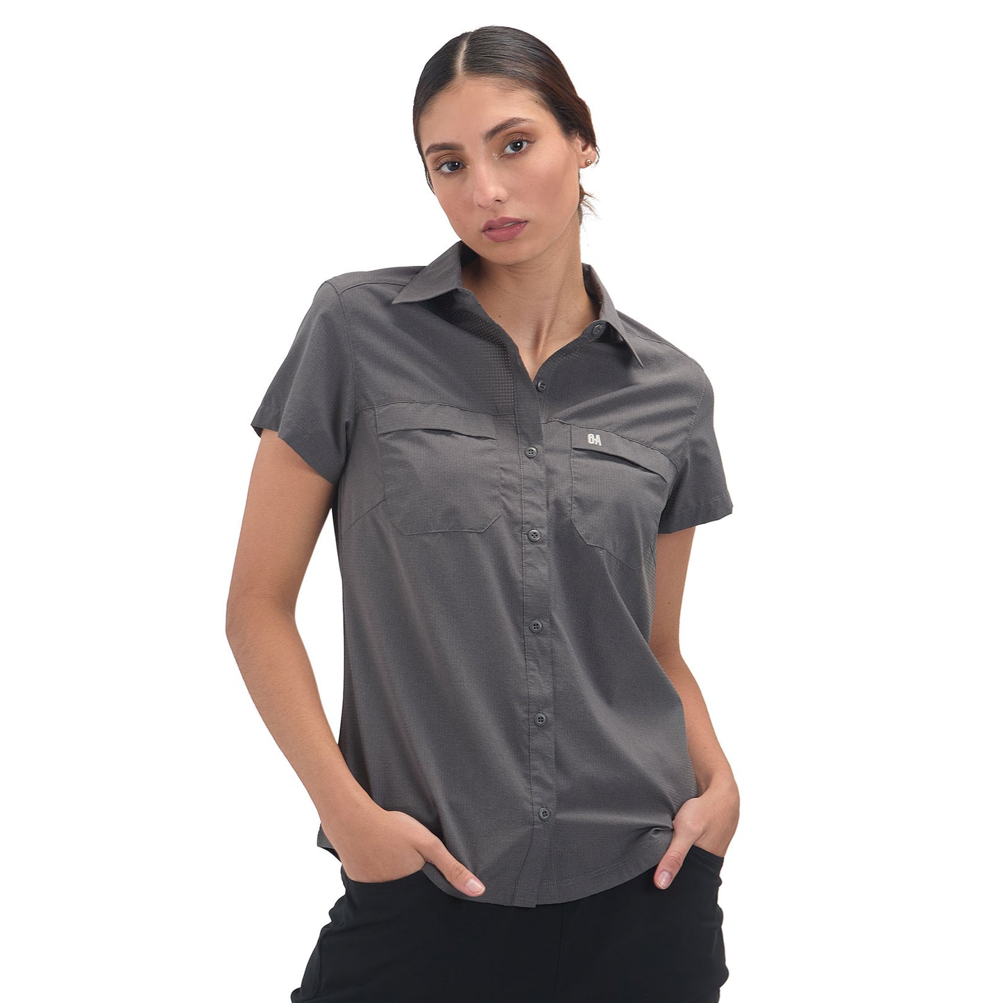 Camisa Manga Corta Mujer Canaima Outdoor Adventure - Gris