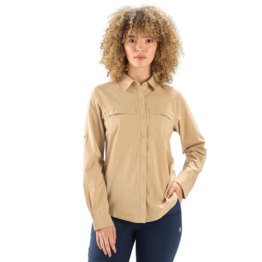 Camisa Manga Larga Mujer Canaima Outdoor Adventure - Crema