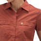 Camisa Manga Corta Mujer Canaima Outdoor Adventure - Naranja