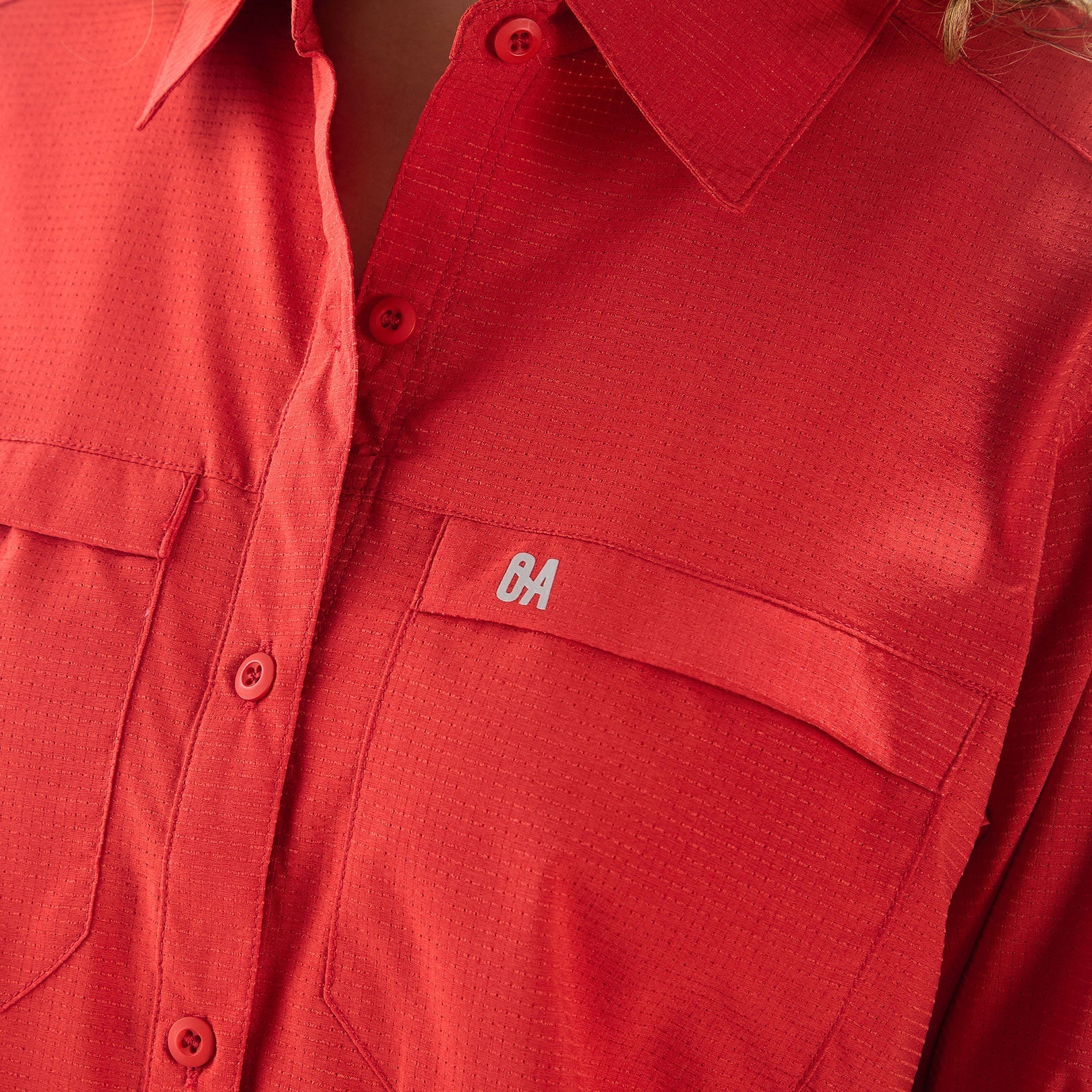 CAMISA MUJER CANAIMA MANGA LARGA / OUTDOOR ADVENTURE#ROJO