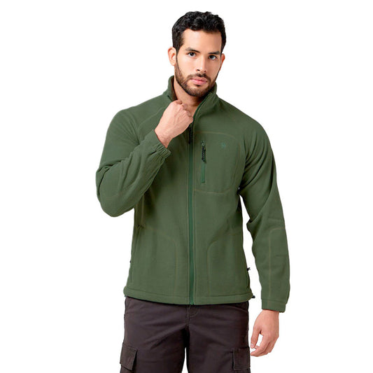 FLEECE PARA HOMBRE OUTDOOR ADVENTURE KAMUK - VERDE#VERDE