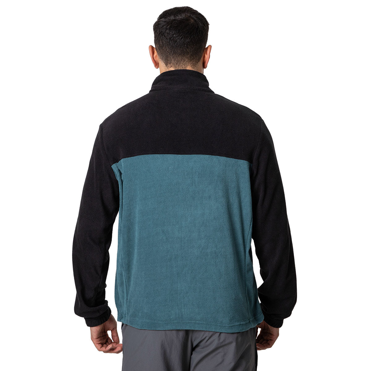 Fleece Polar Irazu OA Hombre Negro con Verde | Outdoor Adventure Colombia